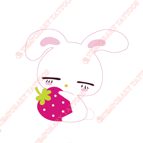 Rabbit Customize Temporary Tattoos Stickers NO.8955